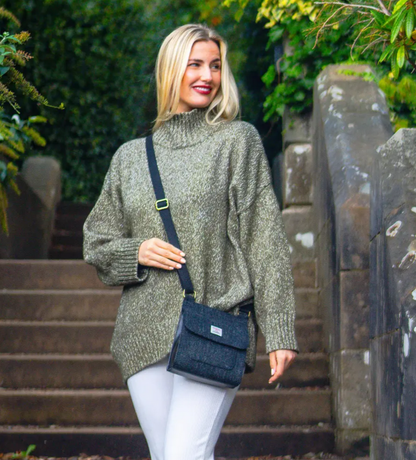 Charcoal Medium Satchel Bag