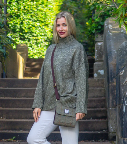 Country Green  Medium Satchel Bag