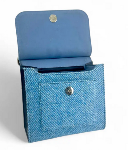 Sky Blue Medium Satchel Bag