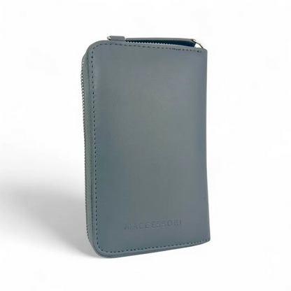Turquoise Herringbone Phone Purse