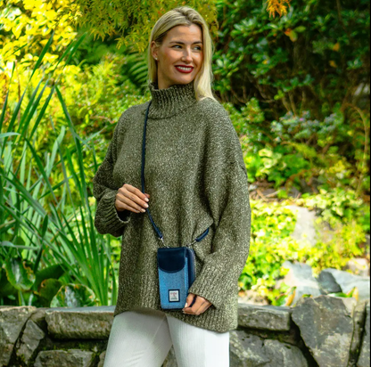 Sky Blue Phone Purse