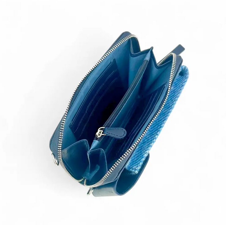 Sky Blue Phone Purse
