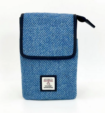Sky Blue Check Mini Crossbody Bag