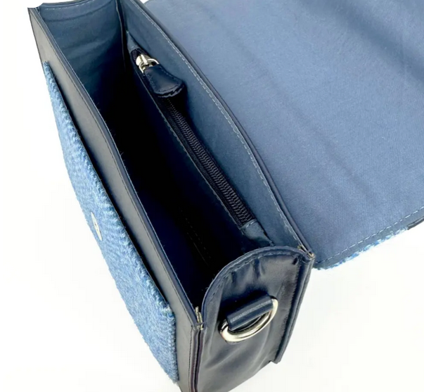 Sky Blue Mini Messenger Bag