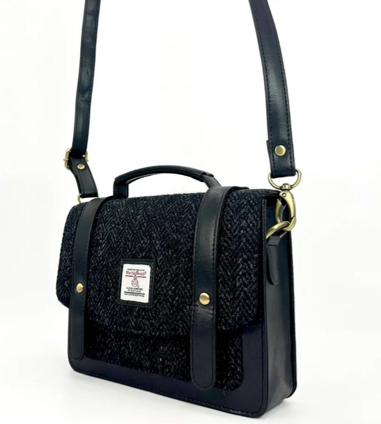 Charcoal Mini Messenger Bag