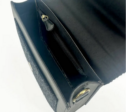 Charcoal Mini Messenger Bag