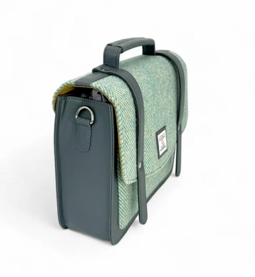 Turquoise Herringbone Ladies Messenger Bag