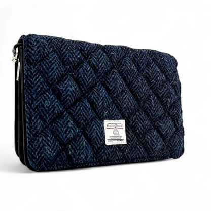 Blue Quilt Shoulder Bag