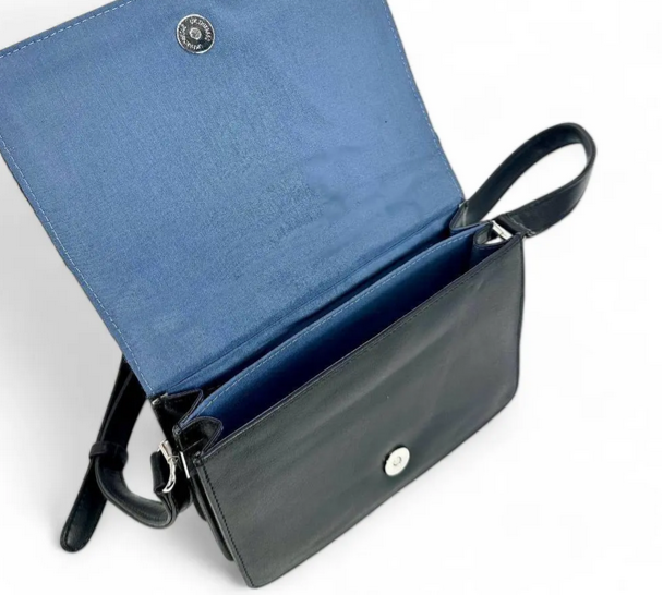 Blue Quilt Shoulder Bag