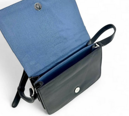 Blue Quilt Shoulder Bag