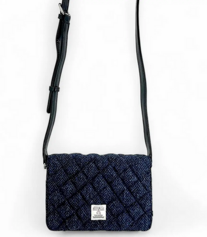 Blue Quilt Shoulder Bag