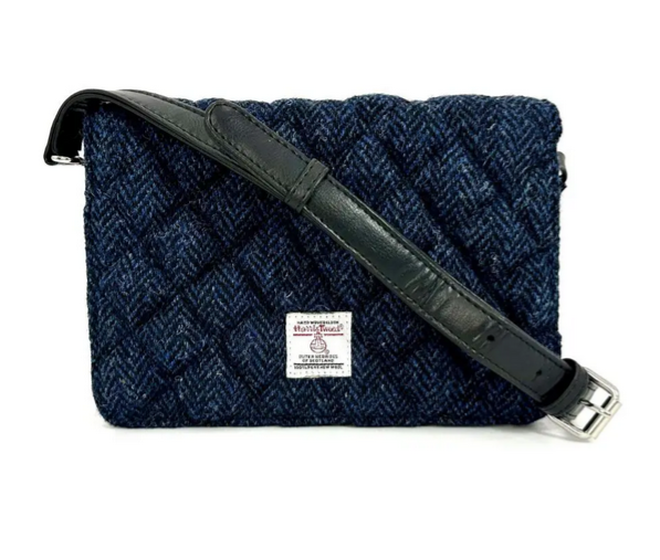 Blue Quilt Shoulder Bag