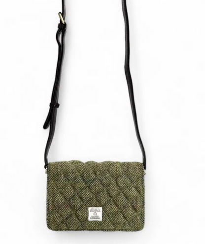 Country Green Quilt Shoulder Bag