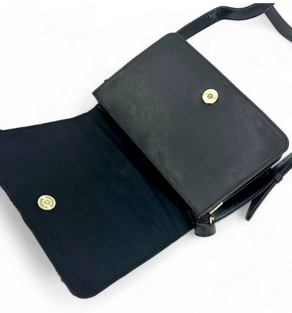 Charcoal Quilt Shoulder Bag