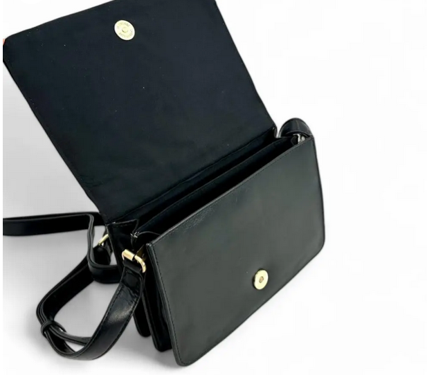 Charcoal Quilt Shoulder Bag