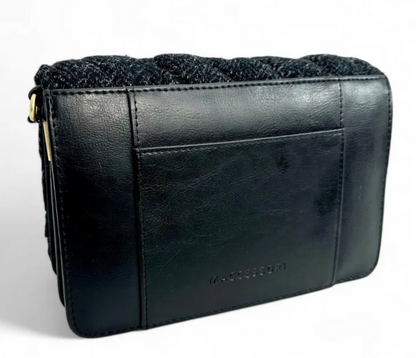 Charcoal Quilt Shoulder Bag