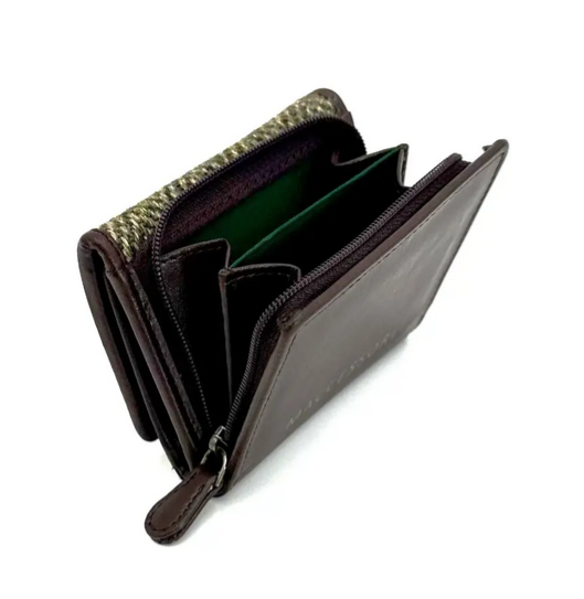Country Green Trifold Purse
