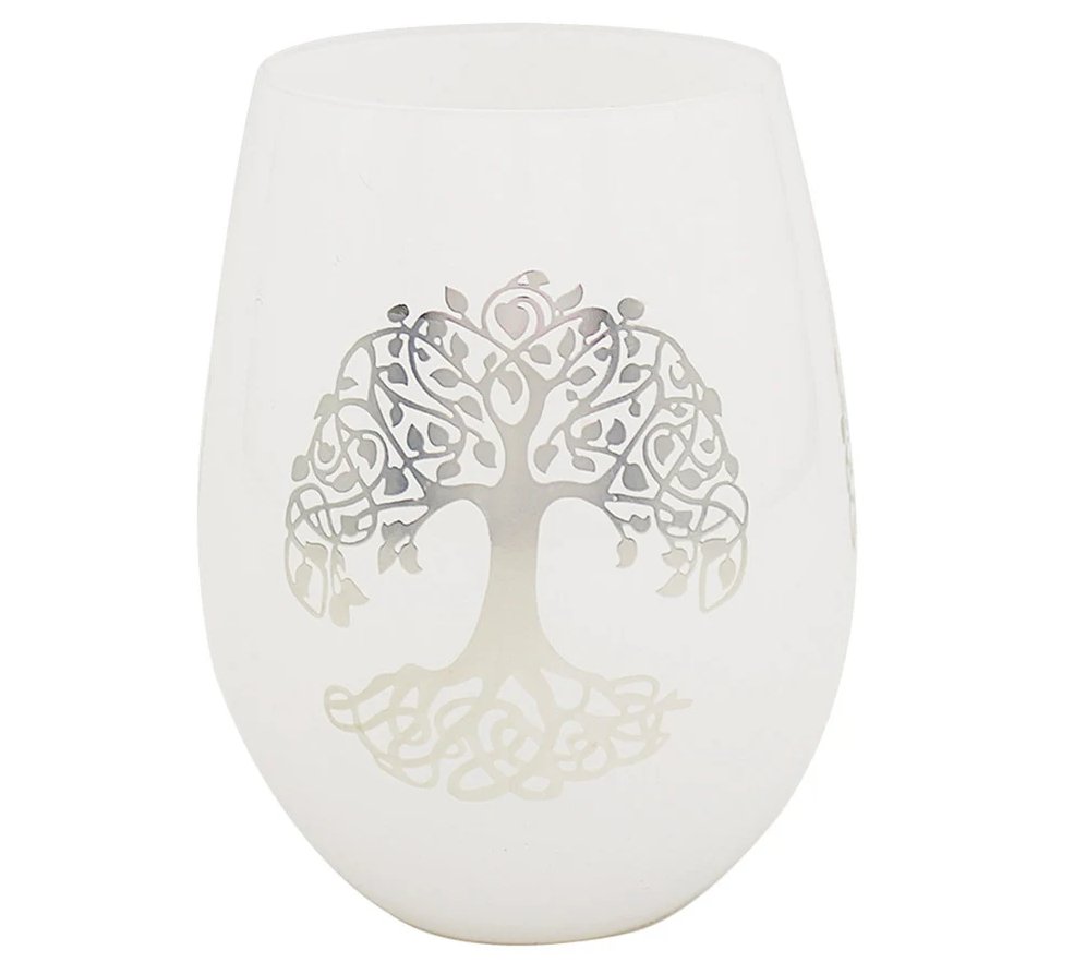 Tree Of Life Stemless Glass