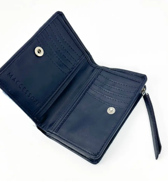 Sky Blue Medium Zip Purse