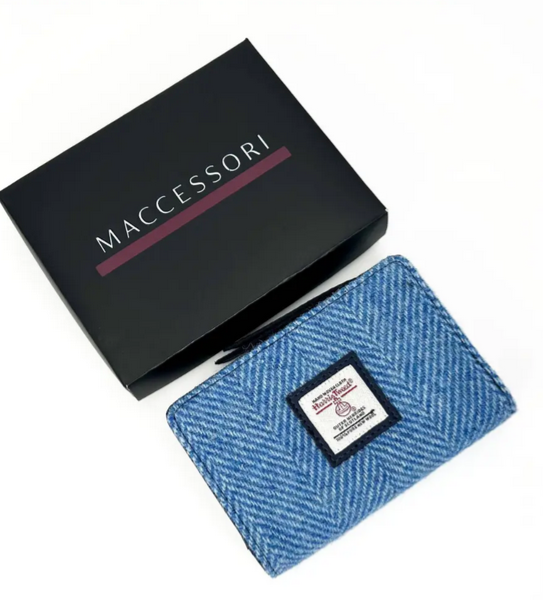 Sky Blue Medium Zip Purse