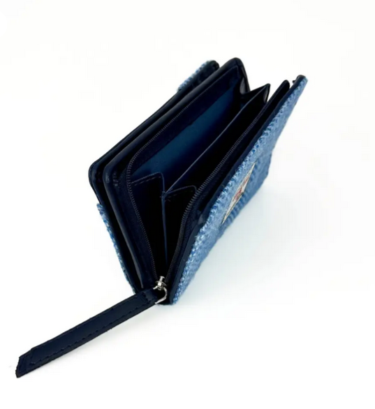 Sky Blue Medium Zip Purse