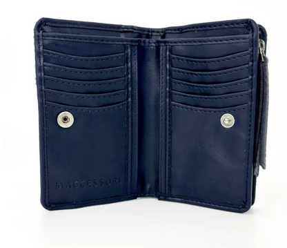 Sky Blue Medium Zip Purse