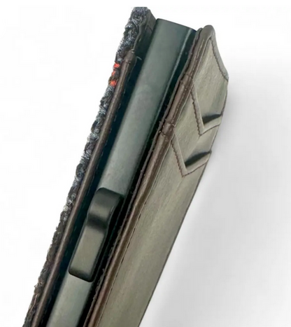 Blue Brown Check BIFOLD Pop Up Card Wallet