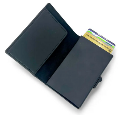 Charcoal BIFOLD Pop Up Card Wallet