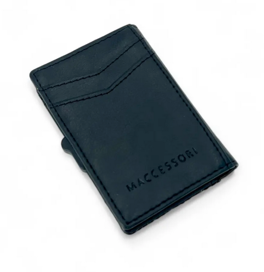 Charcoal BIFOLD Pop Up Card Wallet