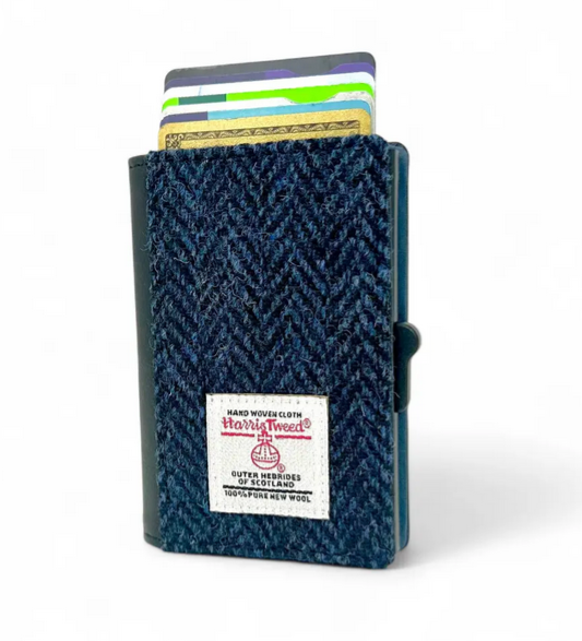 Blue BIFOLD Pop Up Card Wallet