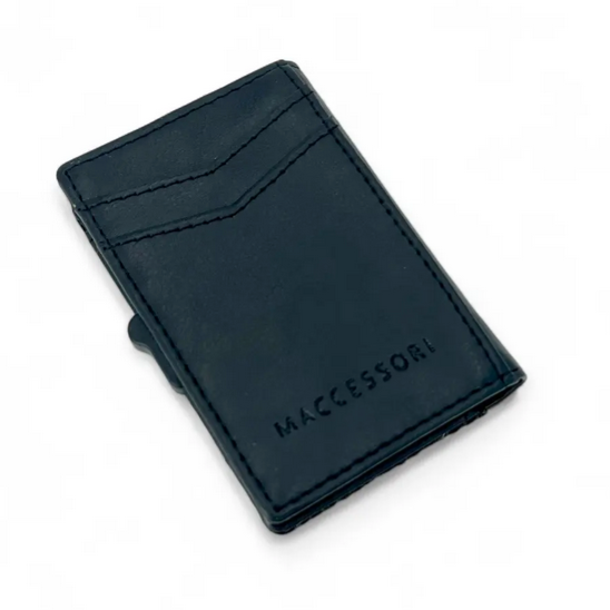 Blue BIFOLD Pop Up Card Wallet