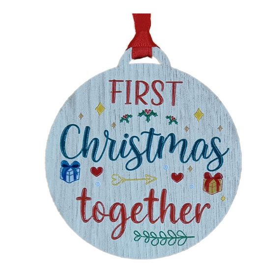 First Christmas Together Bauble
