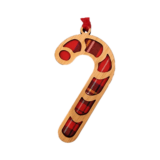 Candy Cane Christmas Bauble