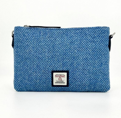 Sky Blue Zip Purse Bag