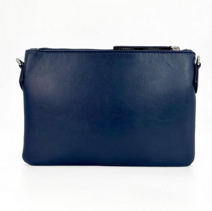 Sky Blue Zip Purse Bag