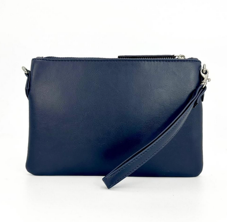 Sky Blue Zip Purse Bag