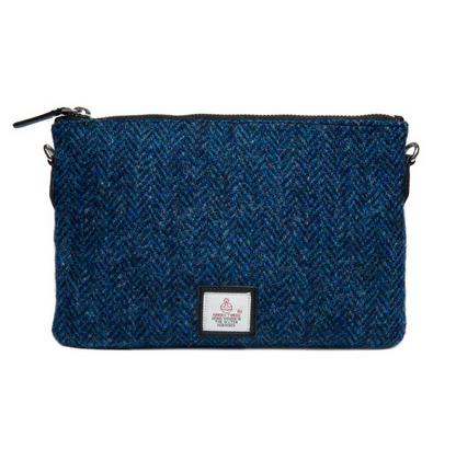 Blue Zip Purse Bag