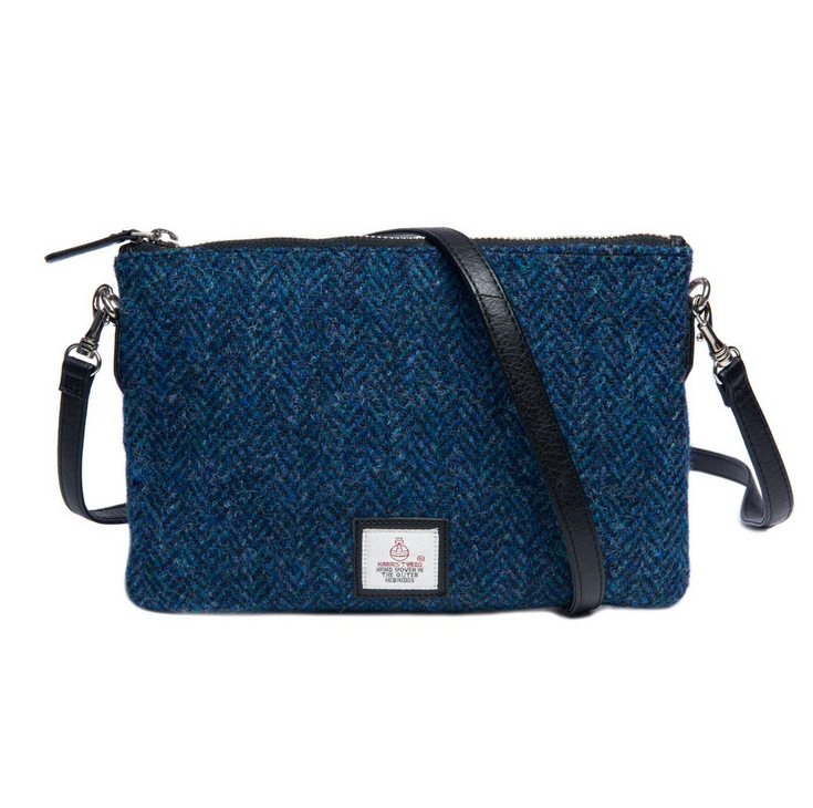 Blue Zip Purse Bag