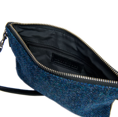 Blue Zip Purse Bag