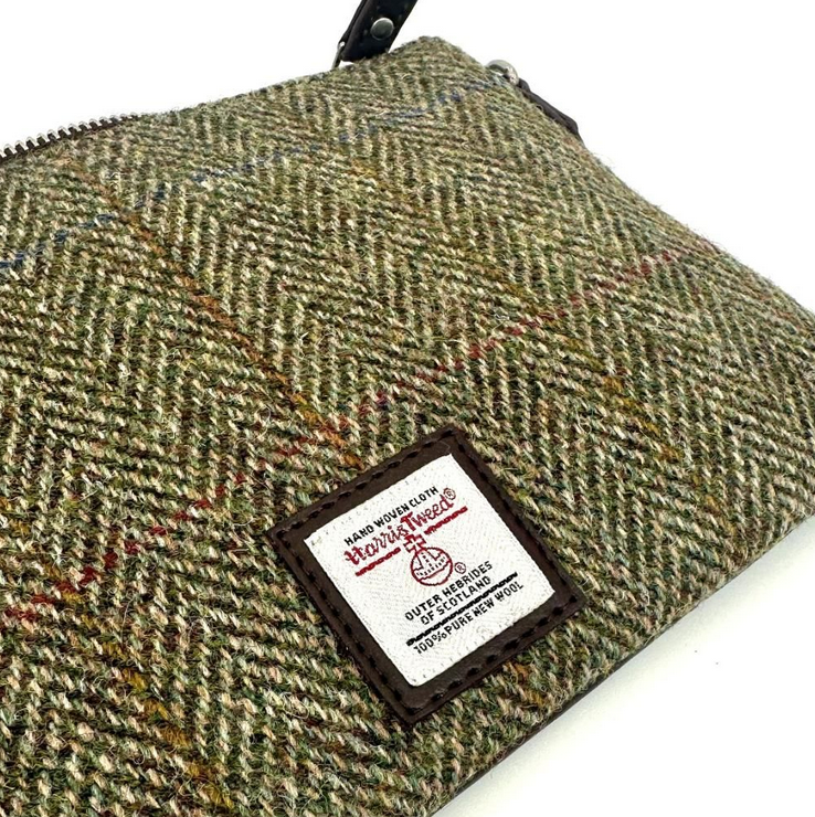Country Green Zip Purse Bag