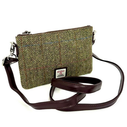 Country Green Zip Purse Bag