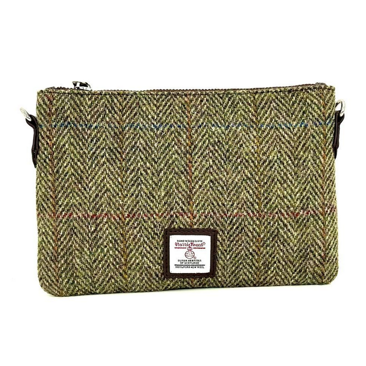 Country Green Zip Purse Bag