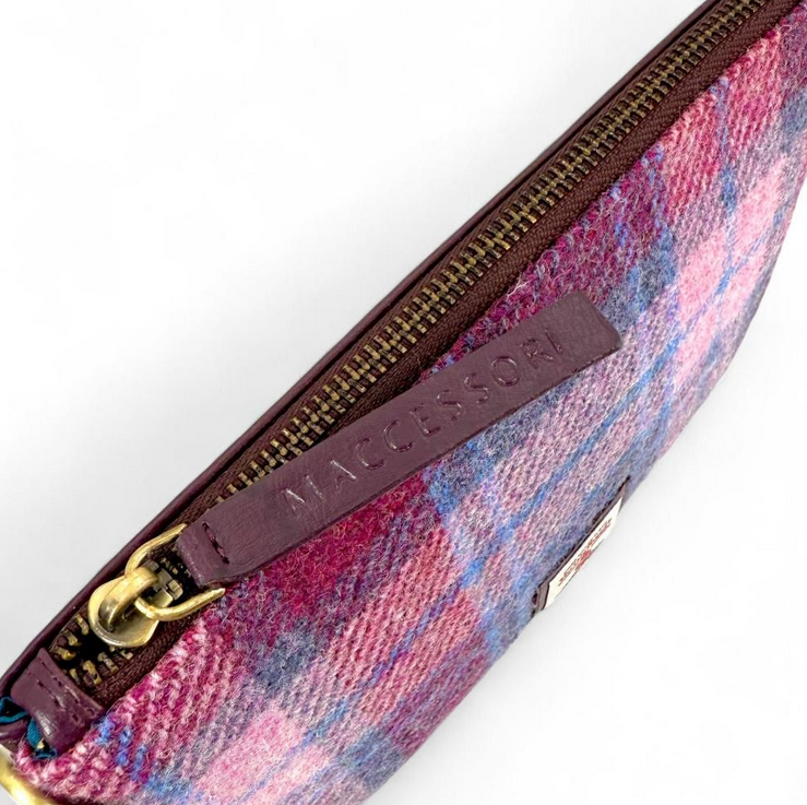 Pastel Pink Zip Purse Bag