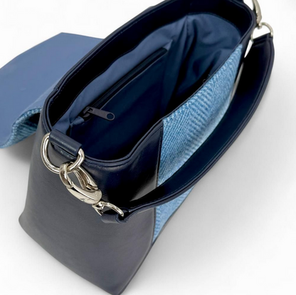 Sky Blue Highland Messenger Bag
