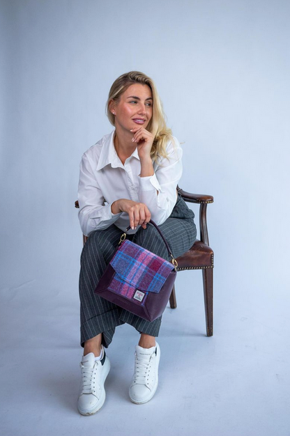 Pastel Pink Highland Messenger Bag