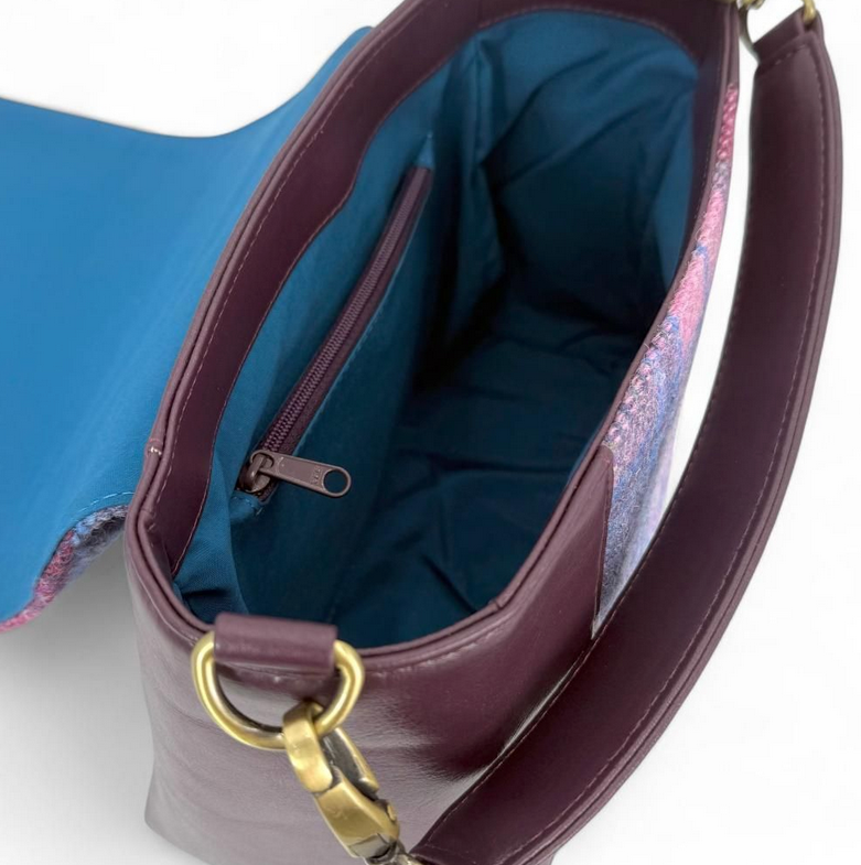 Pastel Pink Highland Messenger Bag