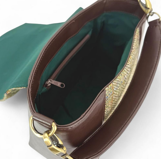 Country Green Highland Messenger Bag