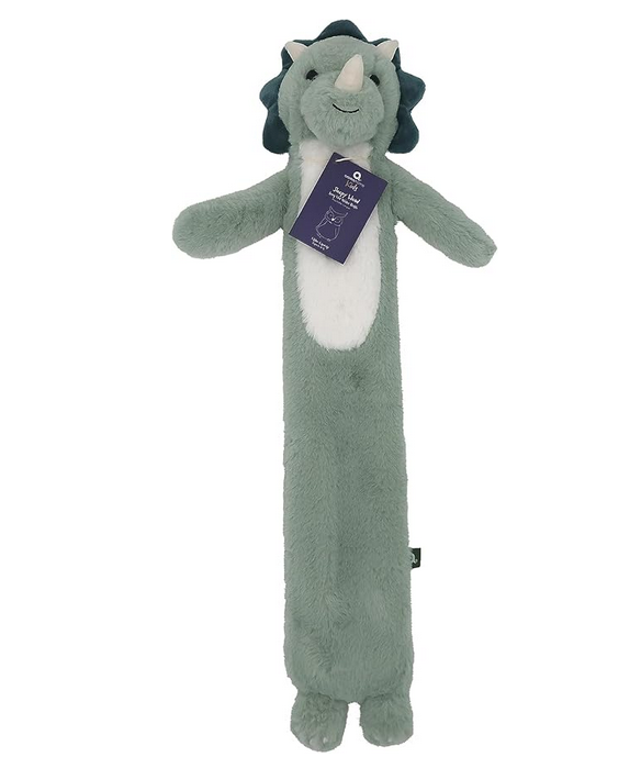 1 Litre Kids Dino Faux Fur Long Hot Water Bottle