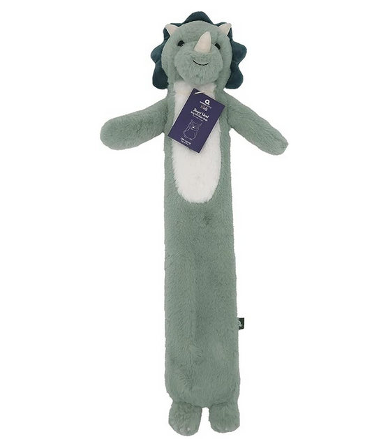 1 Litre Kids Dino Faux Fur Long Hot Water Bottle