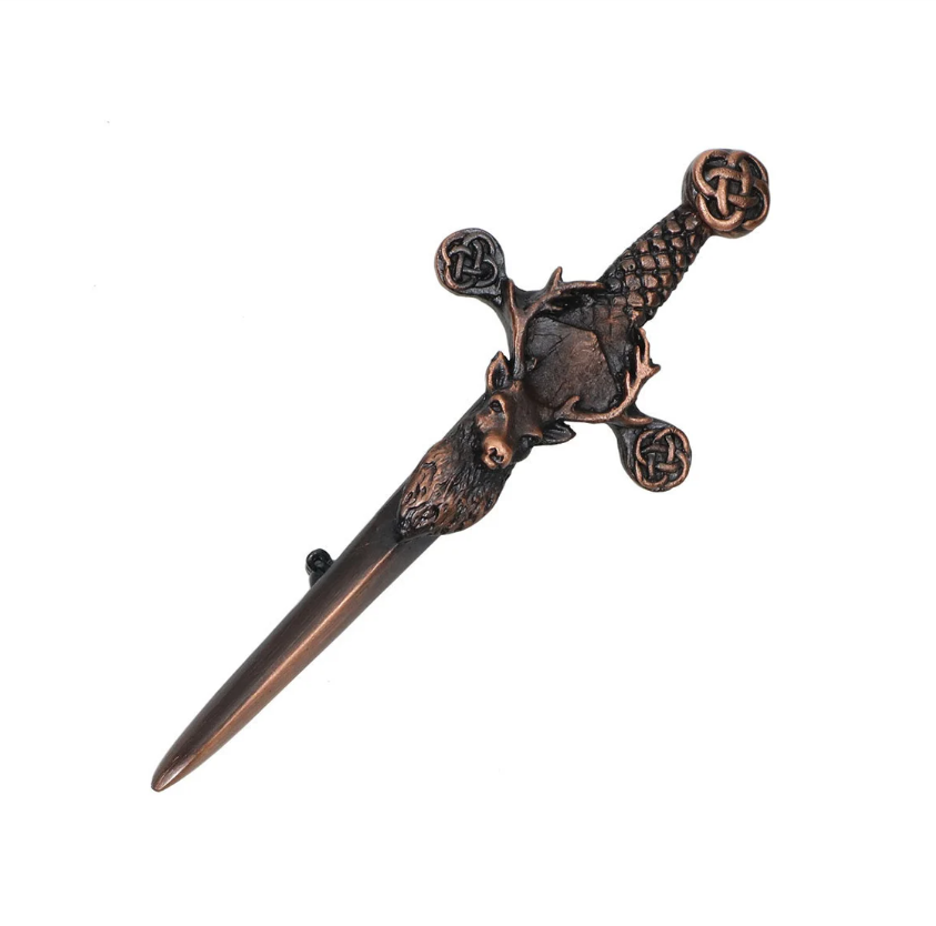 Stag Sword Kilt Pin Copper Kilts Wi Hae Ltd stag-sword-kilt-pin-copper-kilts-wi-hae-ltd